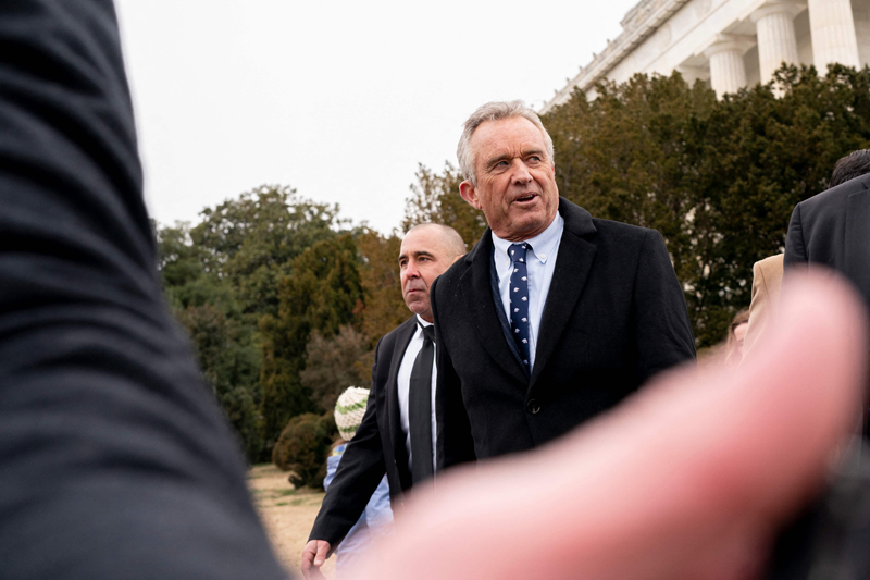 Robert F Kennedy Jr mengumumkan pencalonan dirinya dalam pemilihan Presiden pada Pemilu 2024.