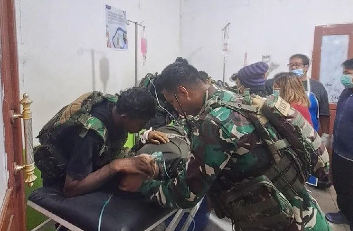 Sertu Robertus Simbolon, anggota Satgas Yonif PR 305/TKR yang menjadi korban penembakan KKB di Kampung Titigi, Intan Jaya.