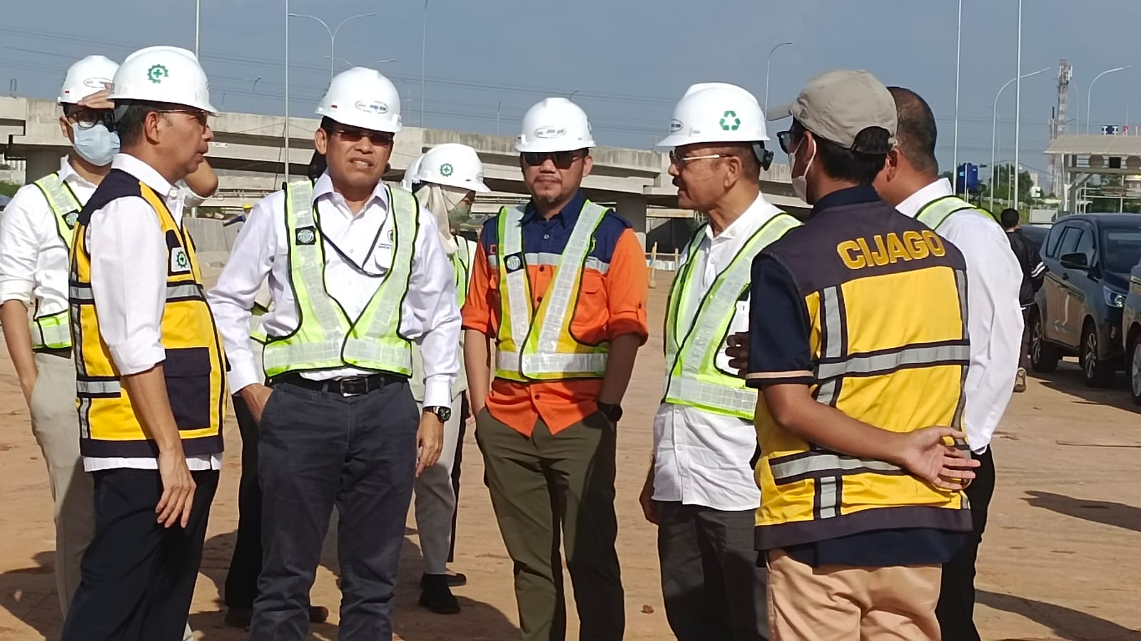 BPN Depok dan Kemenko Marves meninjau pembangunan Jalan Tol CIjago