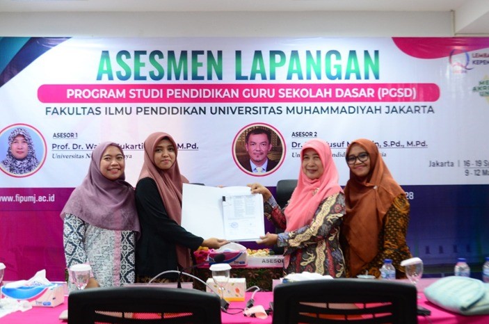 Program S1 PGSD, Fakultas Ilmu Pendidikan, Universitas Muhammadiyah Jakarta (UMJ), sukses meraih predikat Akreditasi U