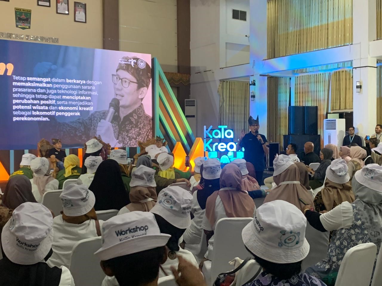Workshop Pengembangan Kabupaten/Kota Kreatif (KaTa Kreatif) Indonesia di Kabupaten Padang Pariaman, Sumatra Barat.