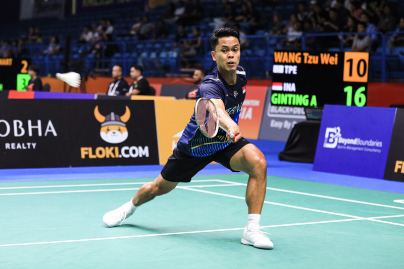 Anthony Sinisuka Ginting Menjadi Tunggal Putra yang Tersisa di BAC