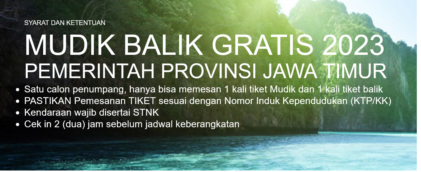 Informasi mudik gratis.
