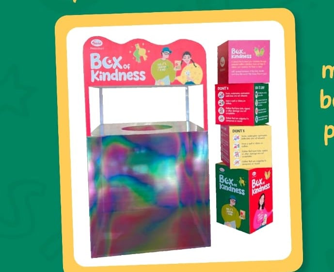 Ilustrasi box of kindess dari Sasa Crazy Kind