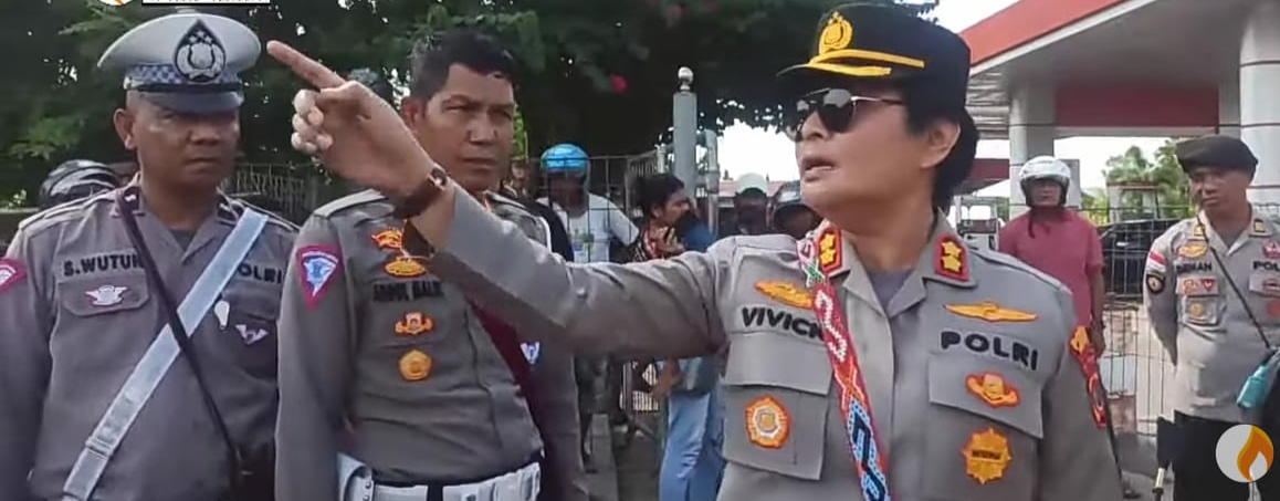 Kapolres Lembata AKB Josephien Vivick Tjangkung mengunjungi APMS Lamahora