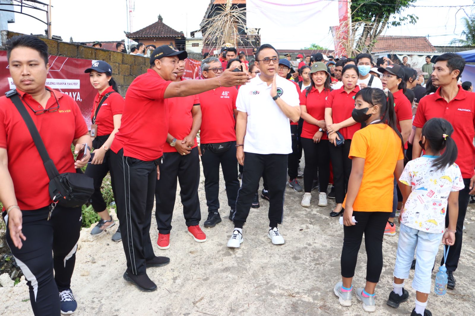 Wali Kota Denpasar IGN Jaya Negara menghadiri Yang Festival