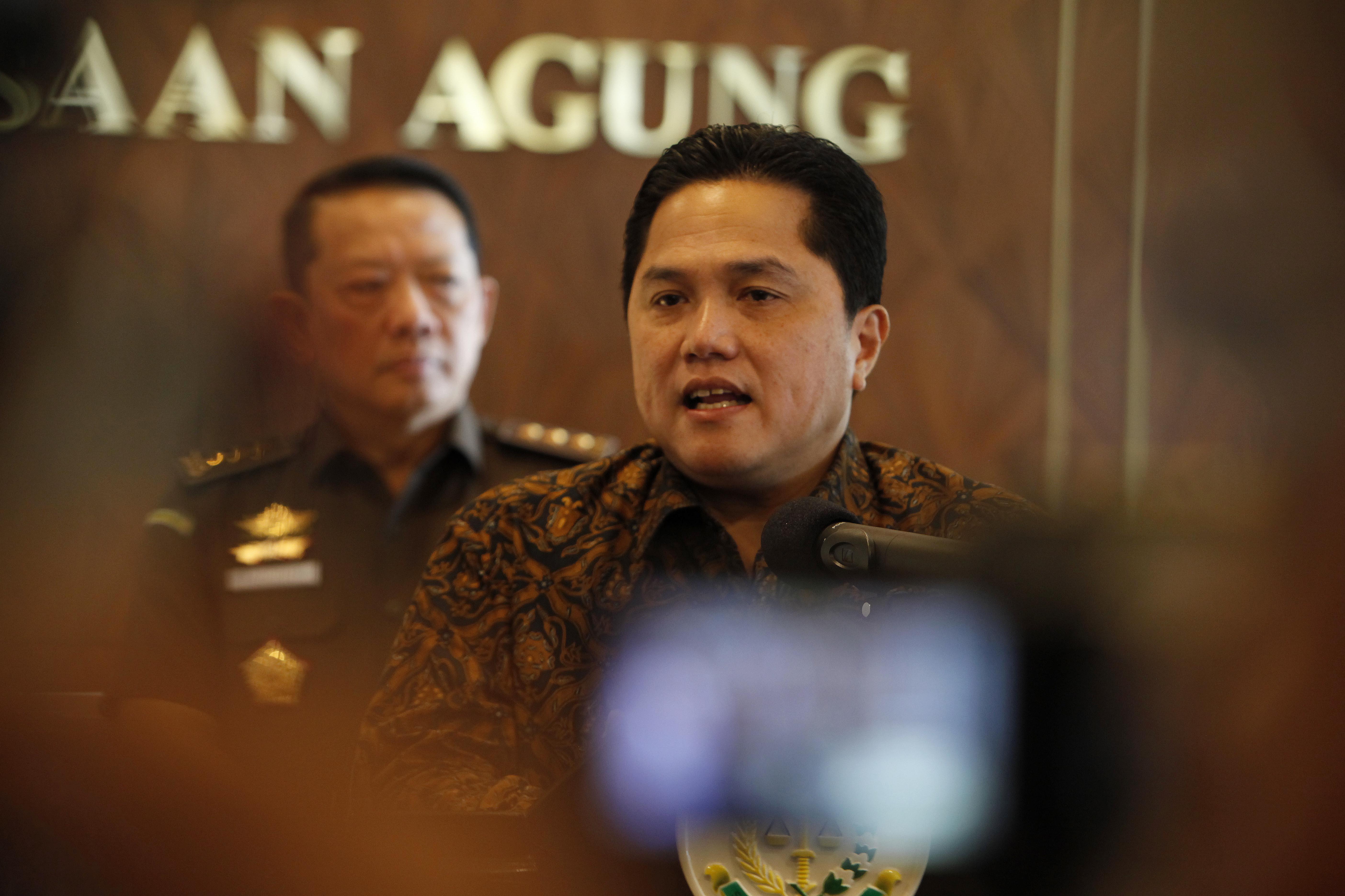 Menteri BUMN dan juga Ketua Umum PSSI Erick Thohir.