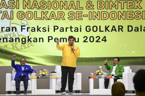 Para Ketua Umum Partai di Koalisi Indonesia Bersatu.