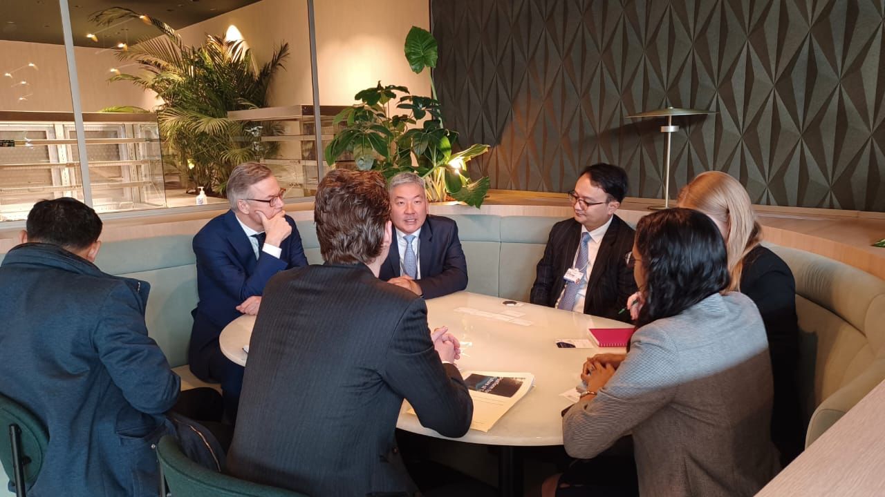 Wakil Menteri Perdagangan Jerry Sambuaga menghadiri rangkaian pertemuan di World Economic Forum (WEF), Jenewa, Swiss.