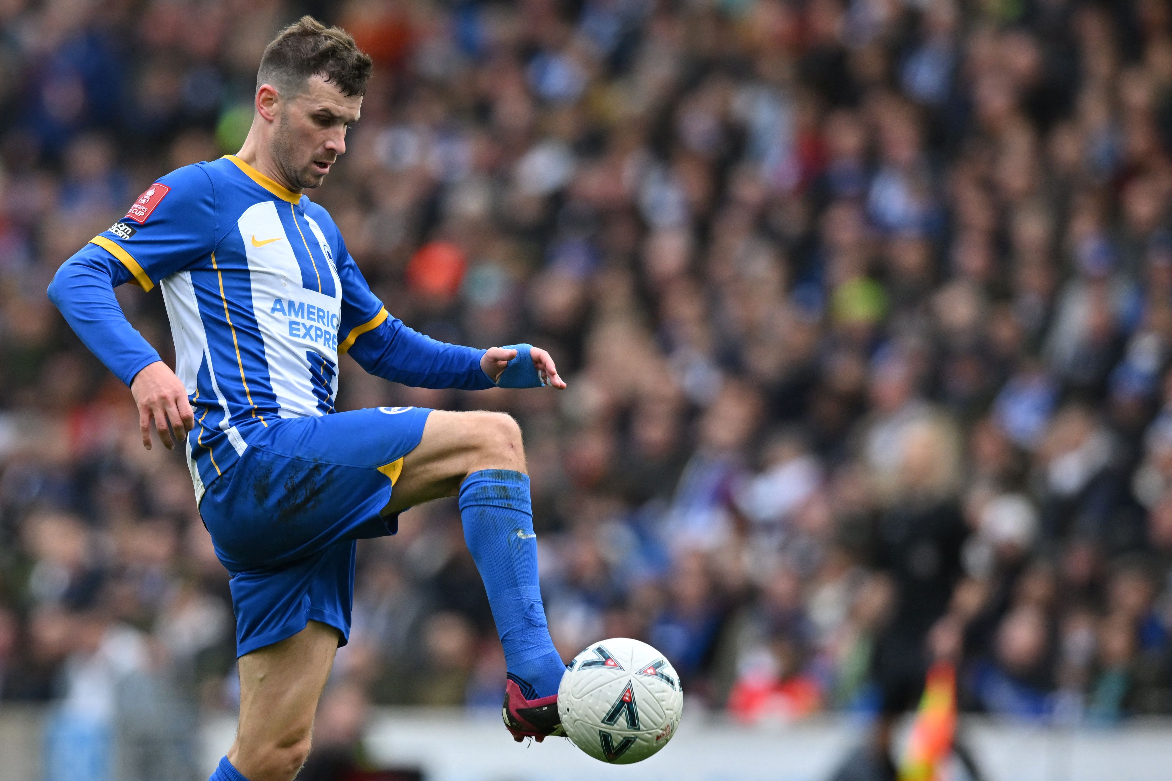 Gelandang Brighton and Hove Albion Pascal Gross