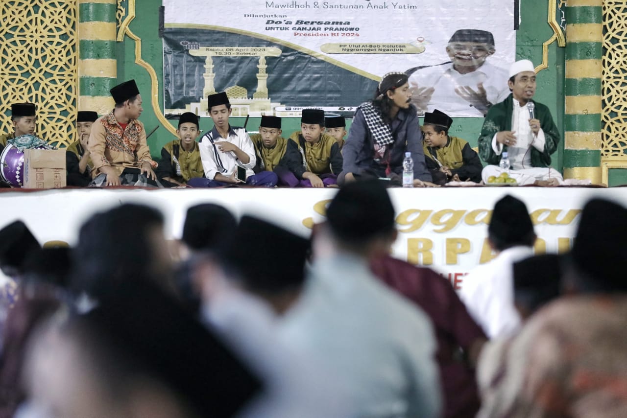 Peringatan Nuzulul Quran  di Pondok Pesantren Daru Ulil Albab Kelutan, Kecamatan Ngronggot, Kabupaten Nganjuk.