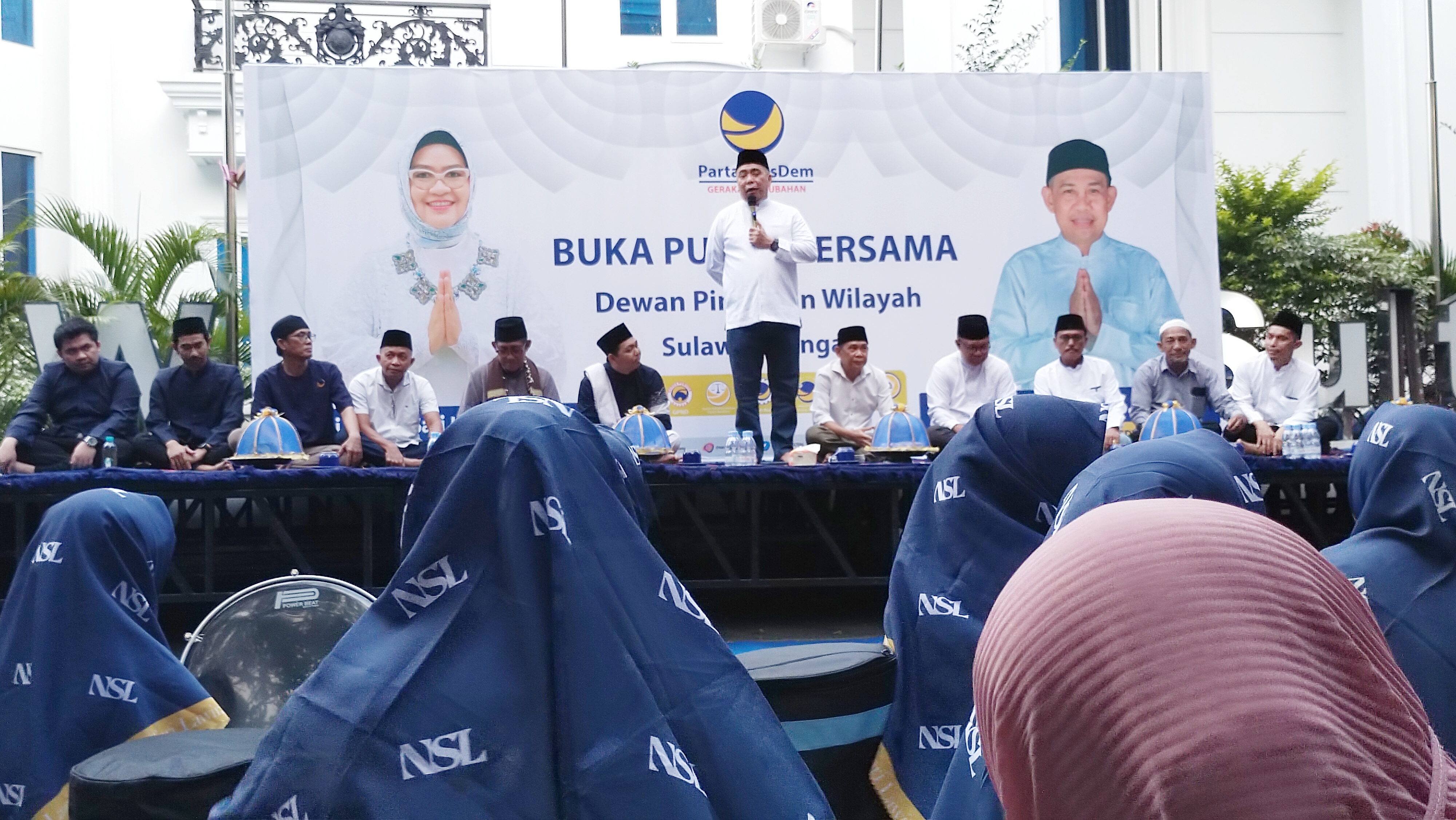 Wakil Ketua Umum Partai NasDem Ahmad Ali menghadiri buka bersama NasDem Sulawesi Tengah