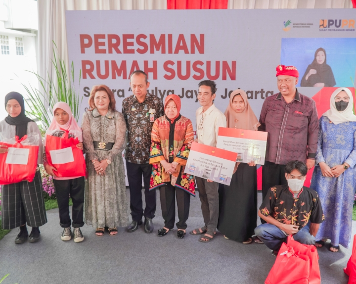 Peresmian Rumah Susun Sentra Mulya Jaya Jakarta