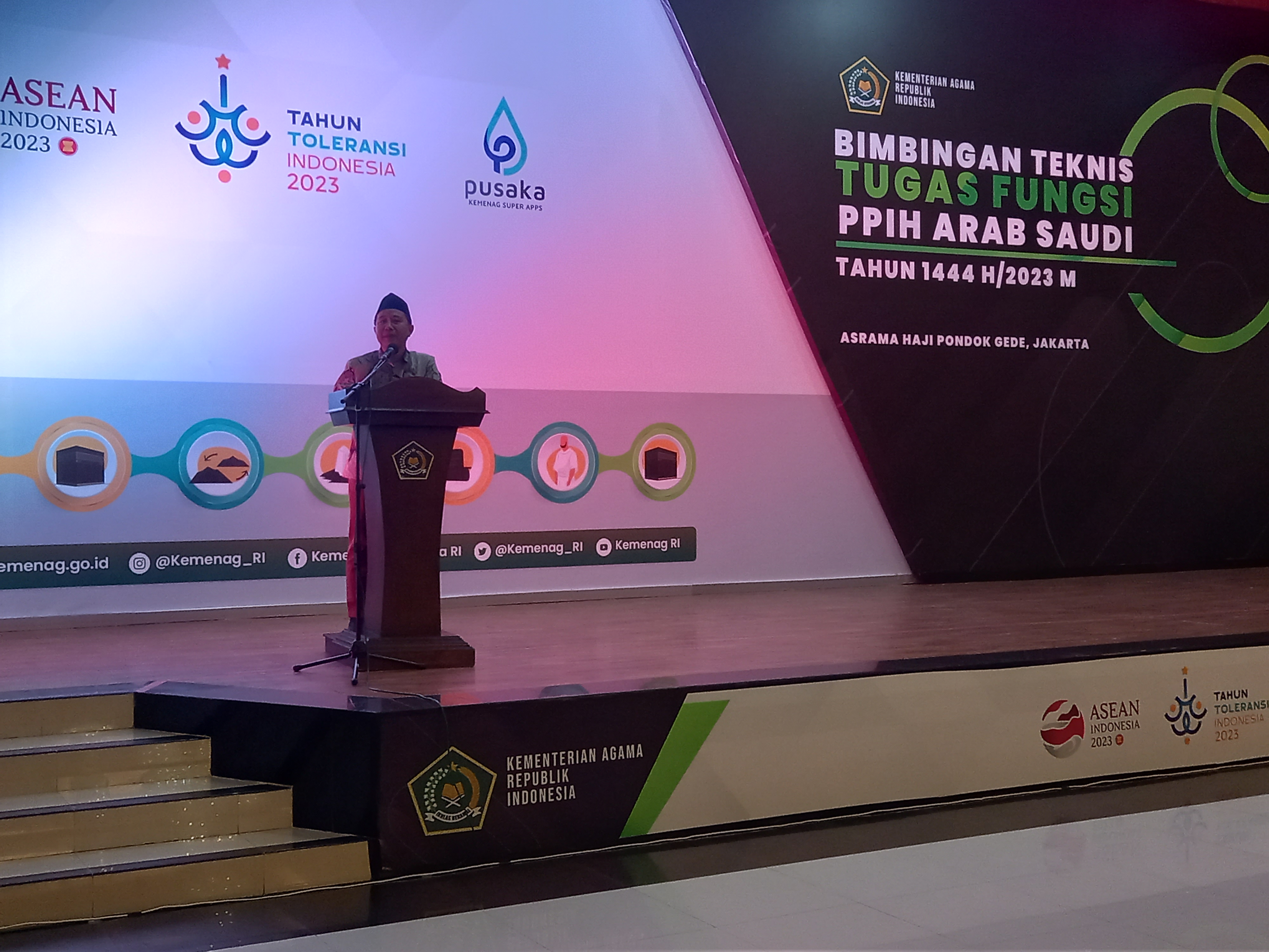 Dirjen Penyelenggaraan Haji dan Umrah Kementerian Agama Hilman Latief