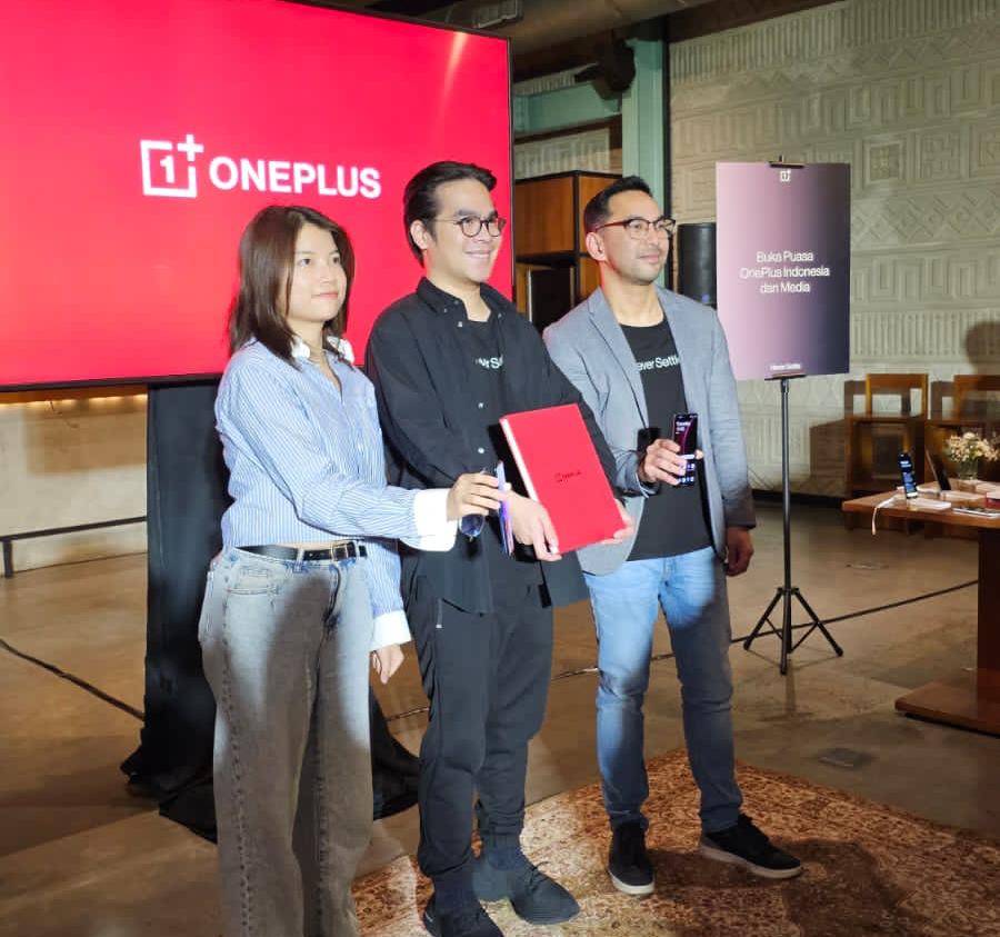 Konferensi pers smartphone OnePlus di Jakarta, Kamis (13/4).