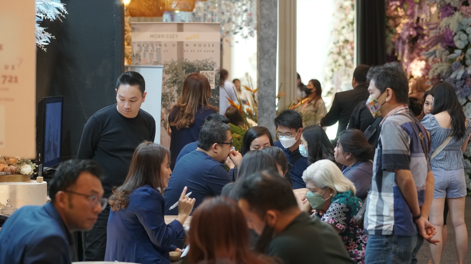 Indonesia Dream Wedding Festival 2023 dihadiri banyak pengunjung untuk menemukan inspirasi pernikahan mereka.