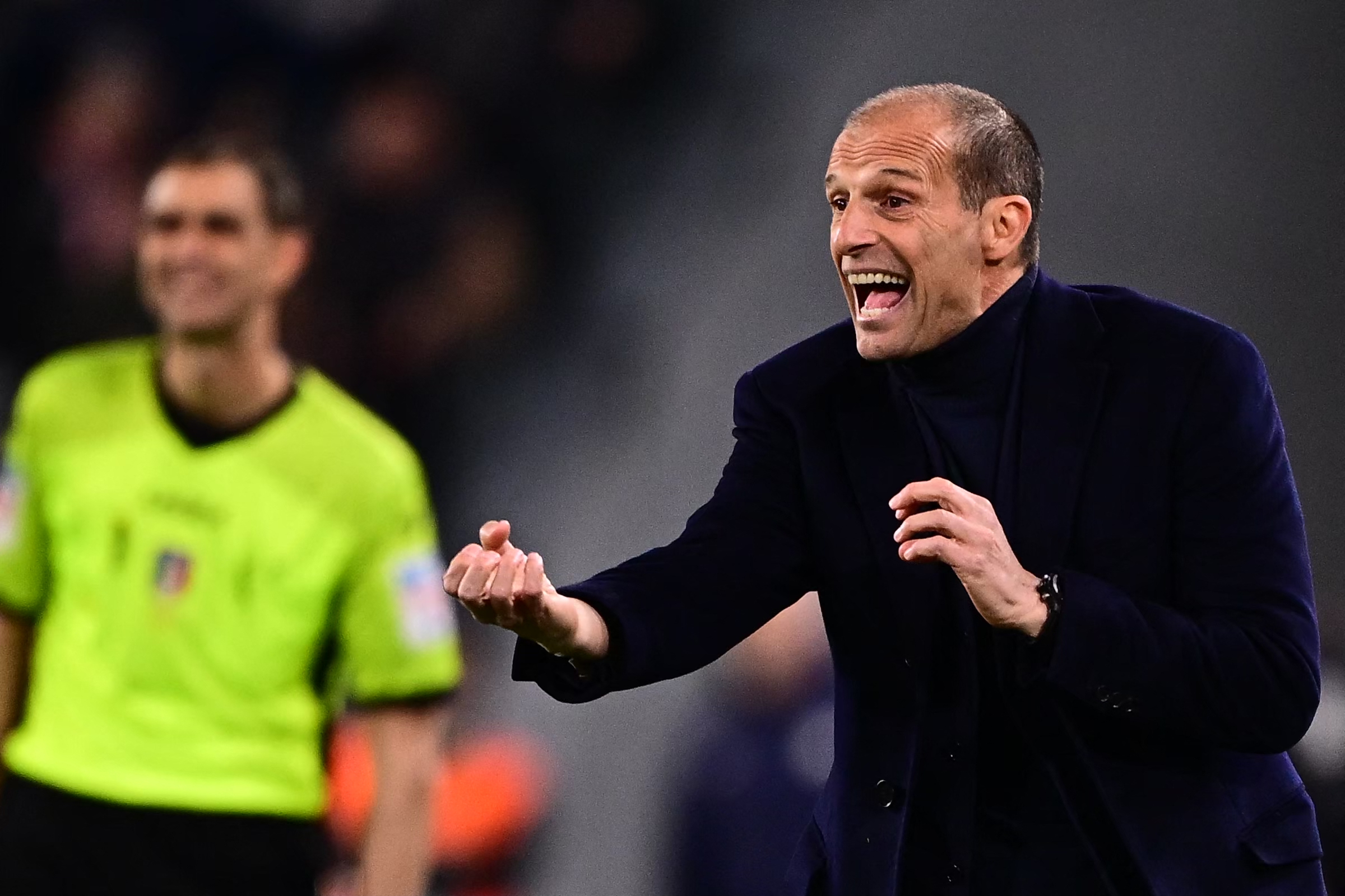 Pelatih Juventus Massimiliano Allegri.