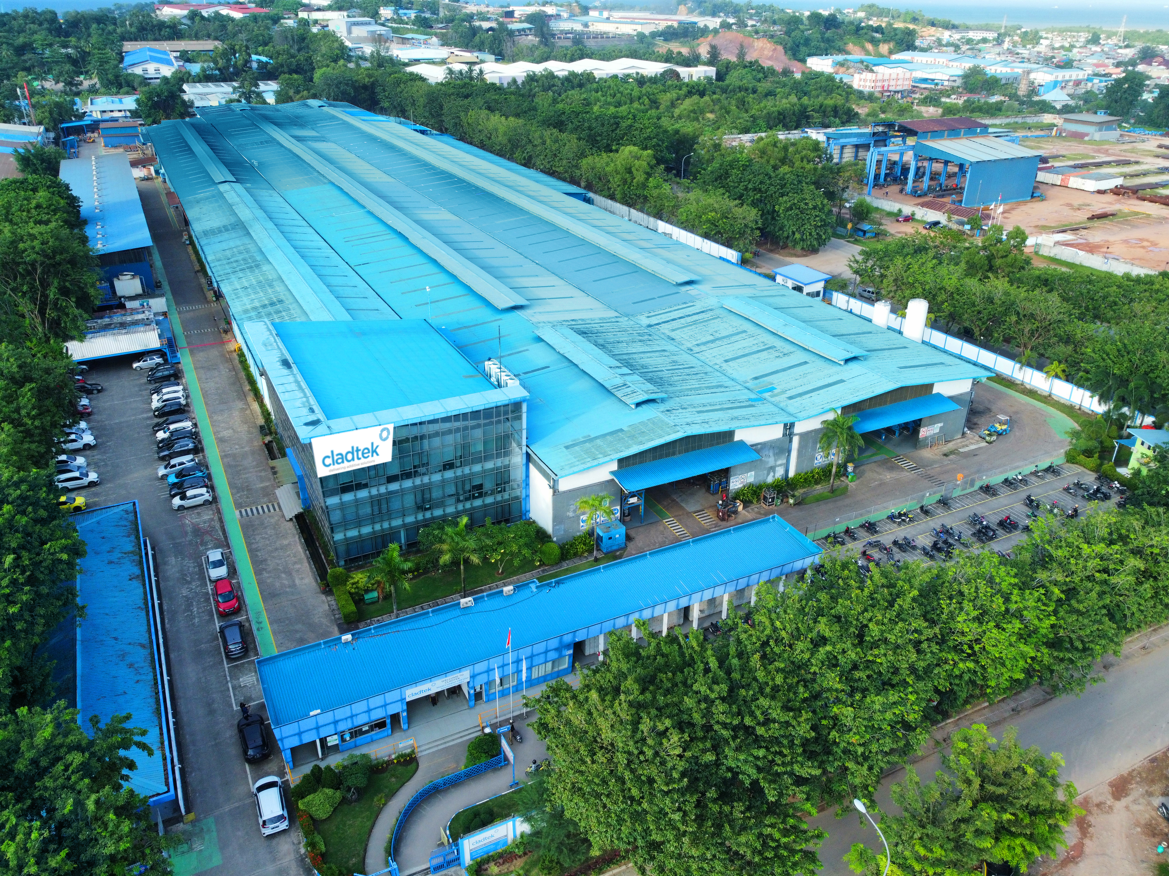 Pabrik milik Cladtek di Batam