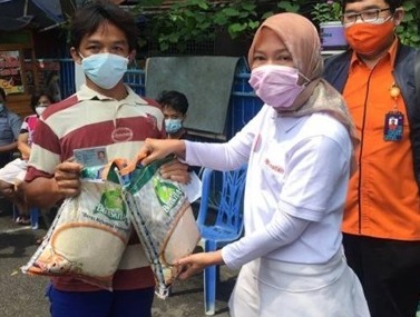 Pos Indonesia dipercaya pemerintah dalam menyalurkan program cadangan pangan pemerintah untuk pemberian bantuan pangan di 18 provinsi.