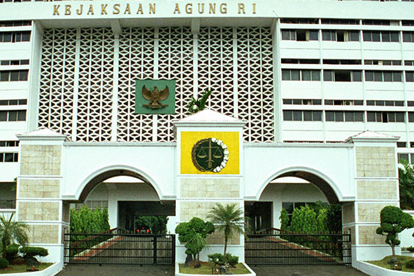 Gedung Kejaksaan Agung di Jakarta.
