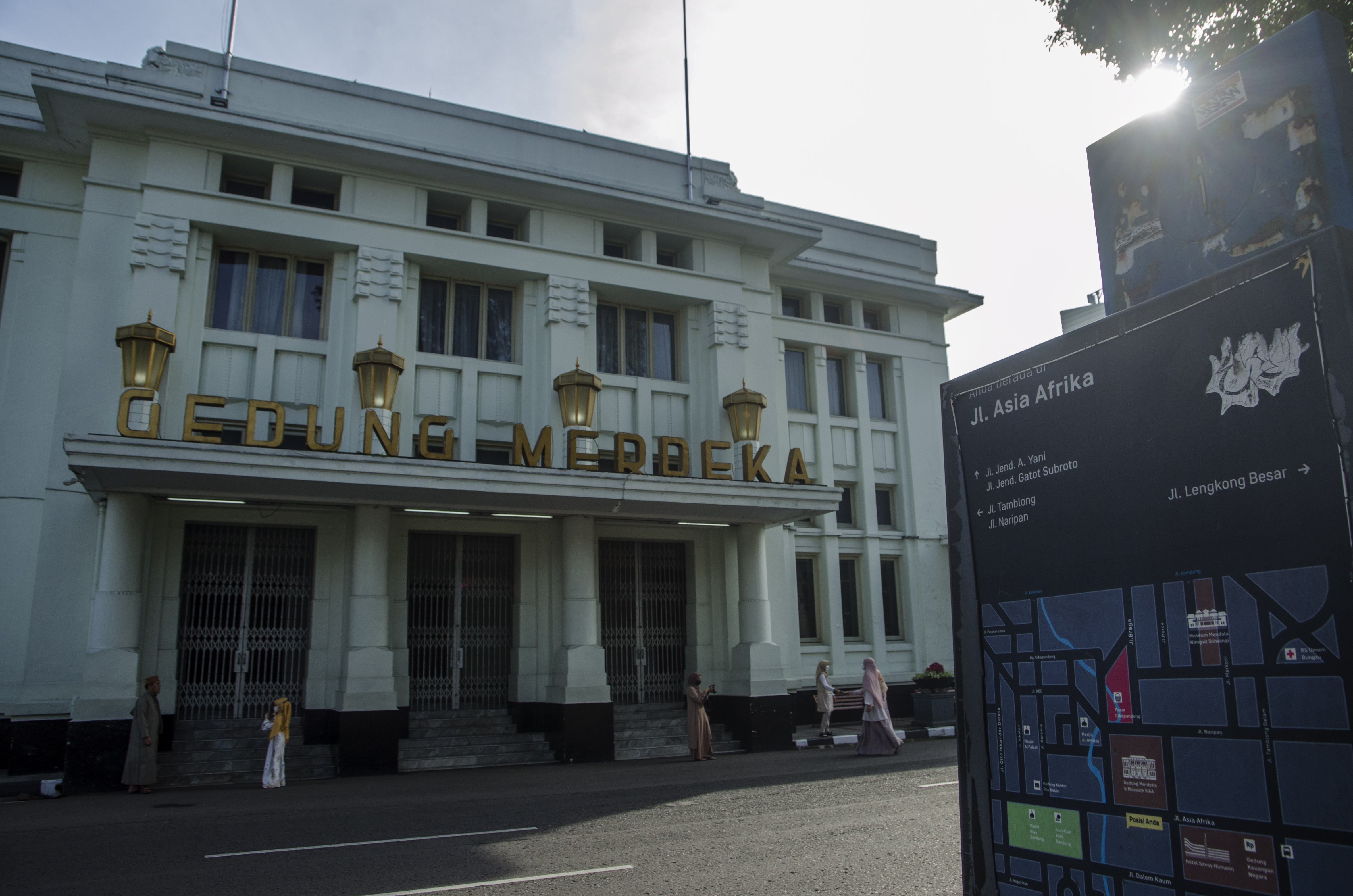 Gedung Merdeka di Bandung yang jadi salah satu pusat peringatan 68 Tahun Konferensi Asia Afrika