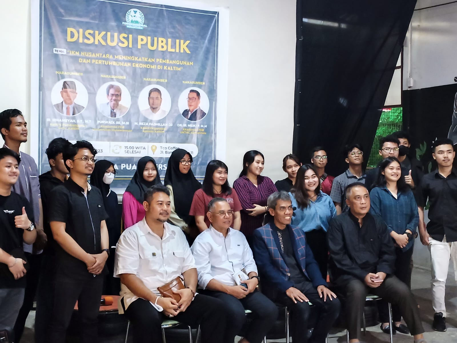 Forum Milenial Nusantara kembali menggelar diskusi publik yang menghadirkan pakar, praktisi, birokrat, mahasiswa dan pemuda Kalimantan Timur