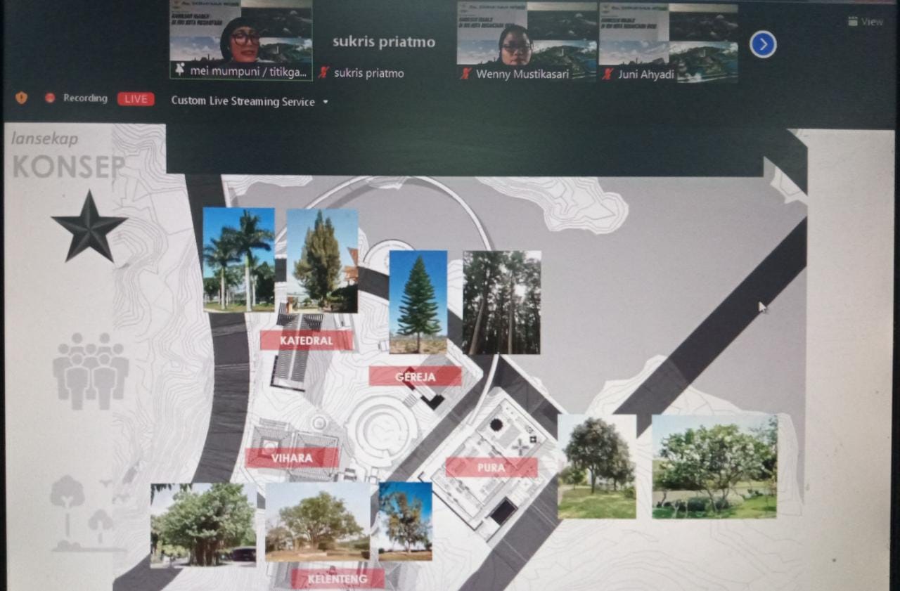 Karya Pemenang Sayembara Kawasan Ibadah IKN Dipublikasikan