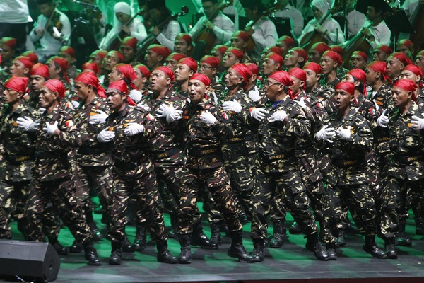 Barisan Ansor Serbaguna (Banser) Nahdlatul Ulama.