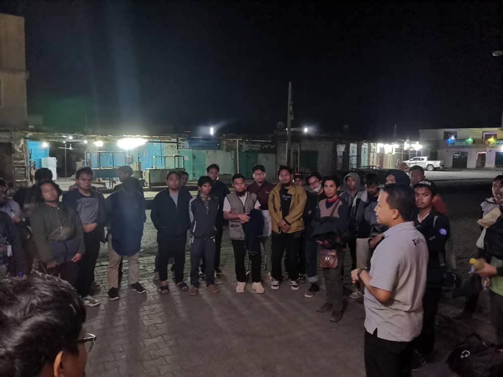 WNI yang sudah berada di luar wilayah konflik yakni di Port Sudan dan Jeddah, Arab Saudi