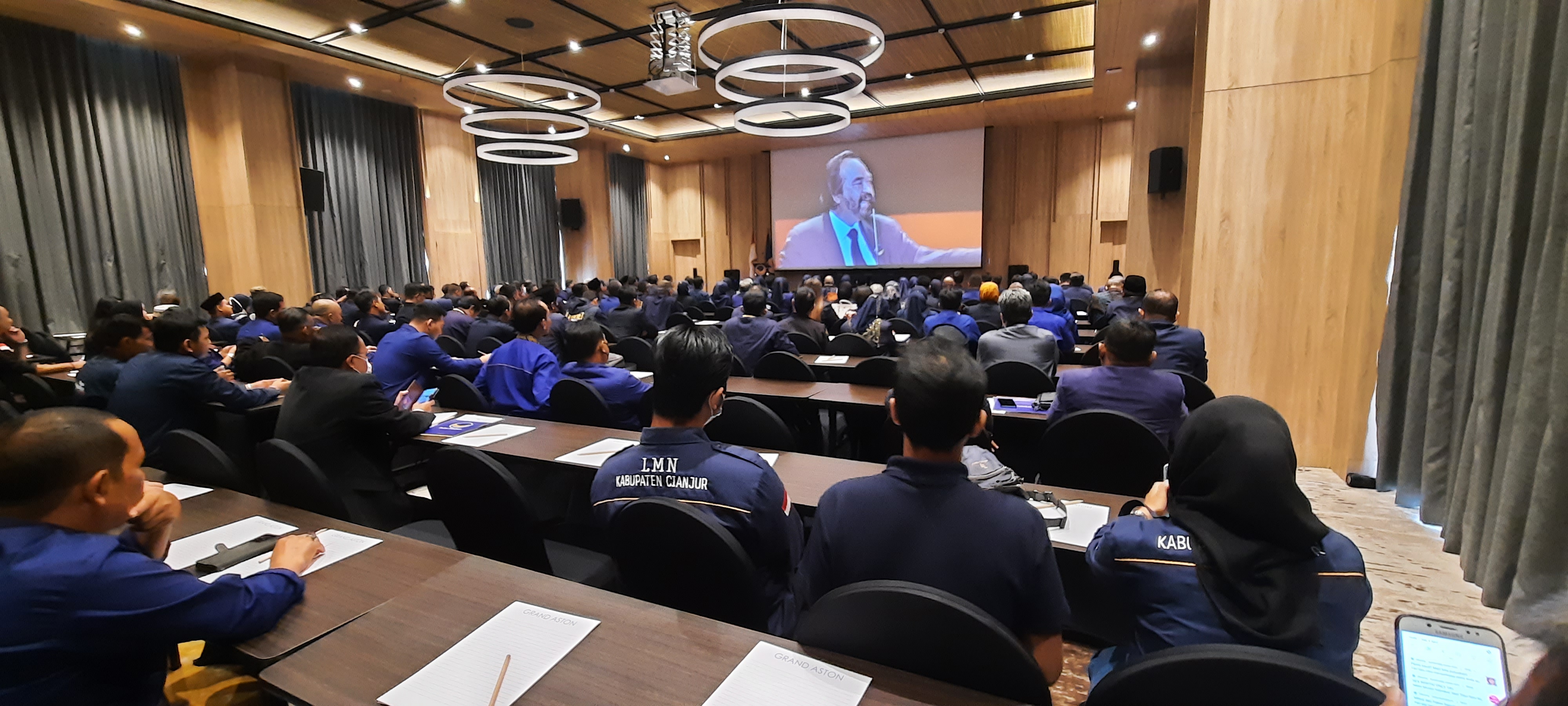 Konsolidasi Partai NasDem Jawa Barat digelar untuk daerah pemilihan Cianjur dan Bogor