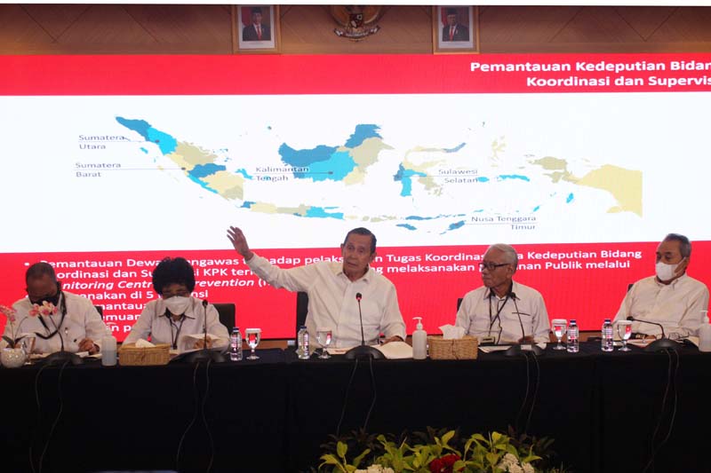 Ketua Dewas KPK tumpak Hatorangan Penggabean mengaku tidak memiliki beban terkait pemeriksaan ketua KPK Firli Bahuri.