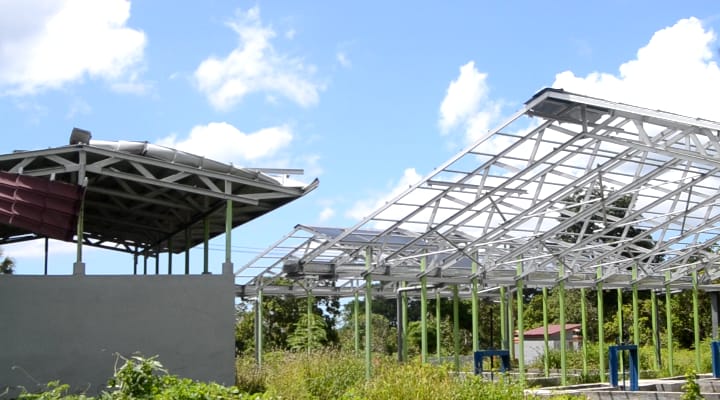 Instalasi Pembuangan Limbah Tinja yang terbengkalai di Flores Timur.