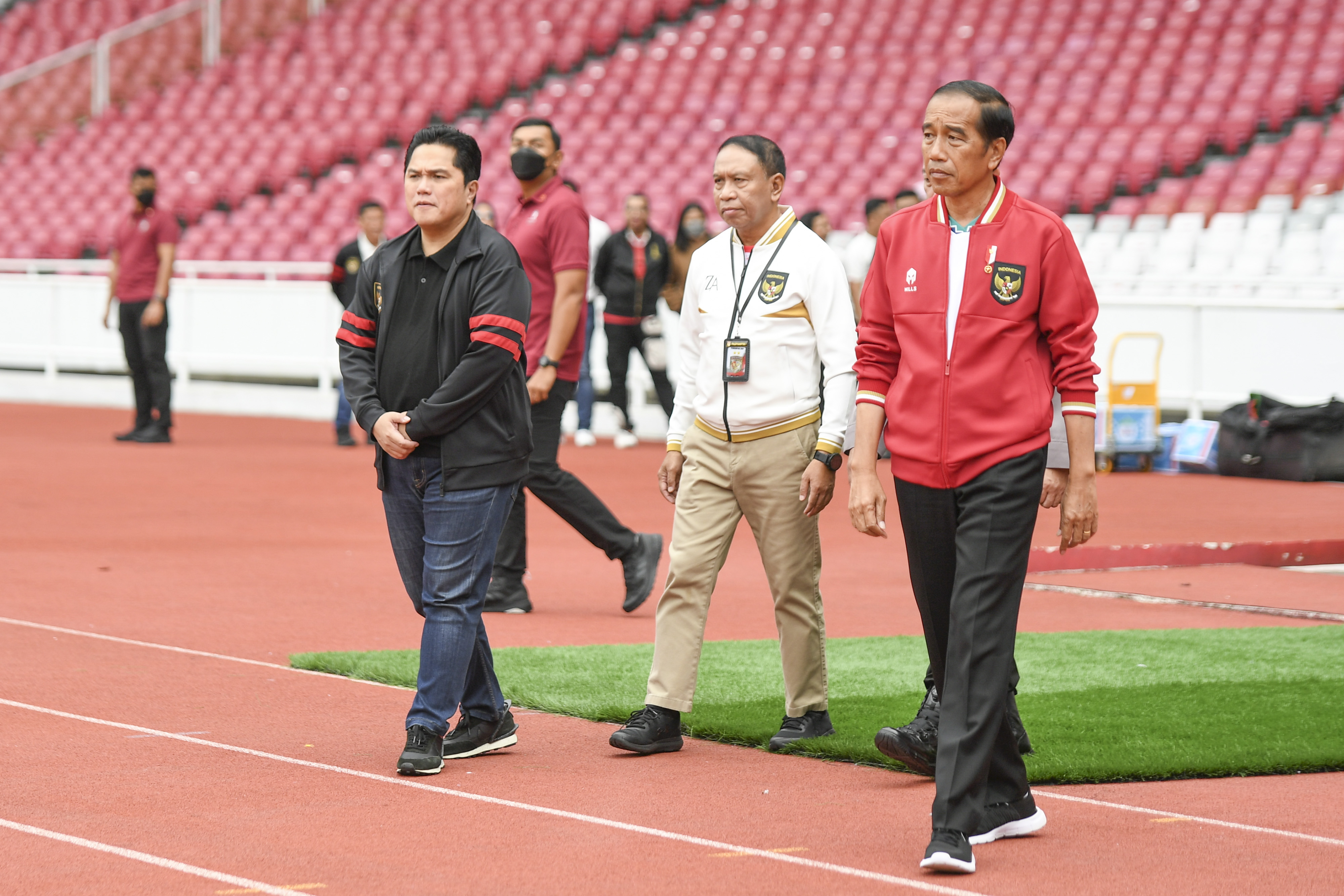 Erick Thohir bersama Presiden Joko Widodo