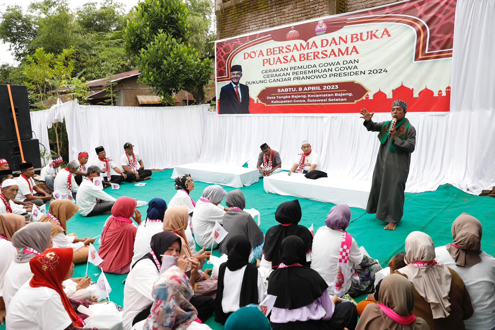 Sejumlah pemuda dan perempuan di Gowa, Sulawesi Selatan, menggelar konsolidasi.