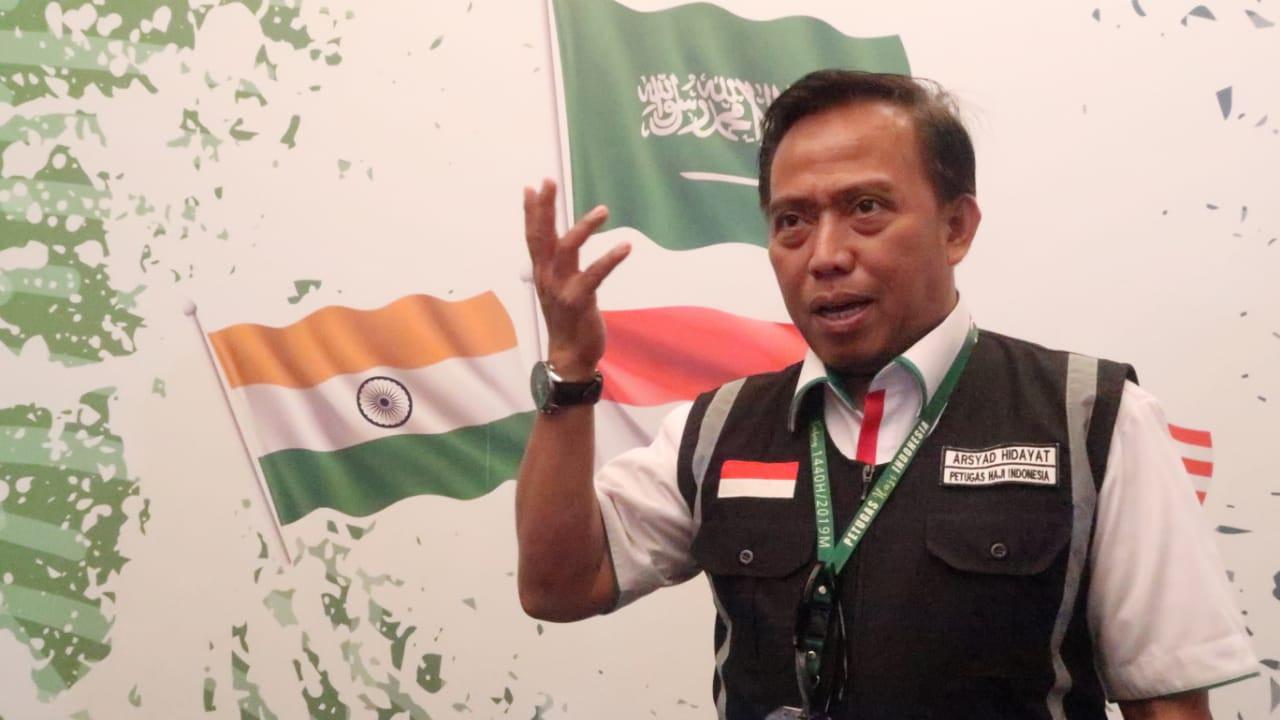 Direktur Bina Haji Ditjen Penyelenggaraan Haji dan Umrah (PHU) Kementerian Agama (Kemenag) Arsyad Hidayat.