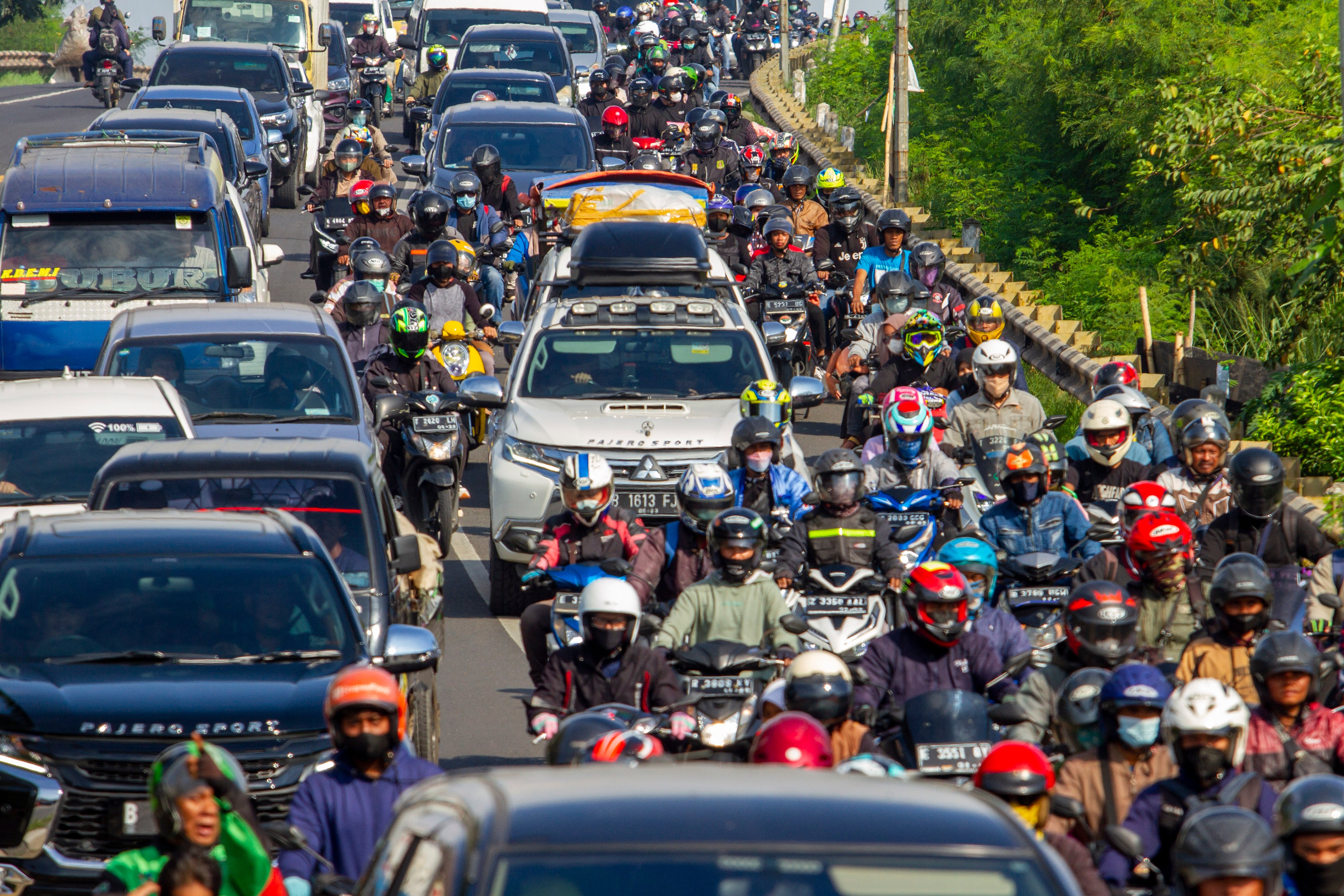 Ilustrasi arus mudik