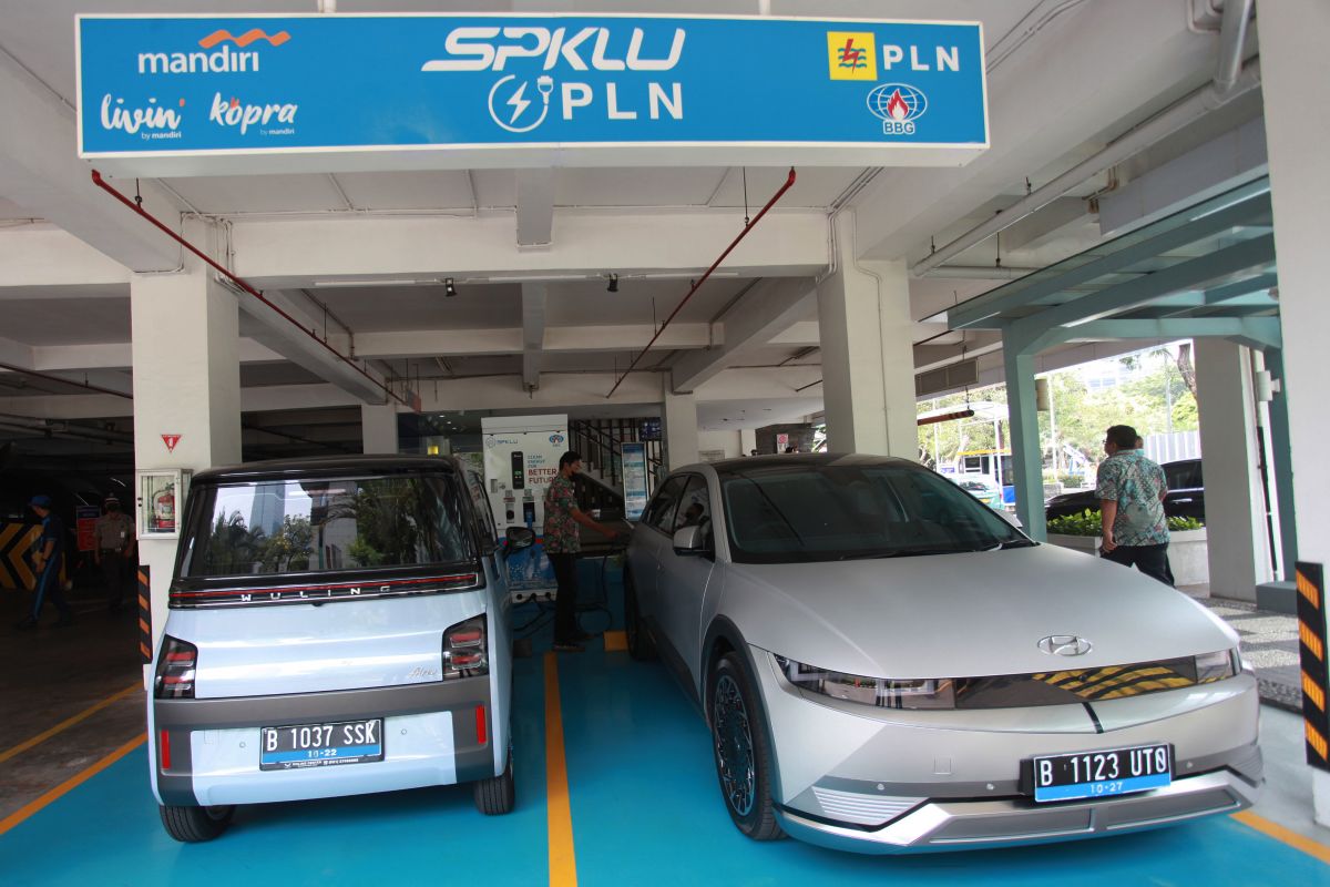 SPKLU atau Stasiun Pengisian Kendaraan Listrik Umum