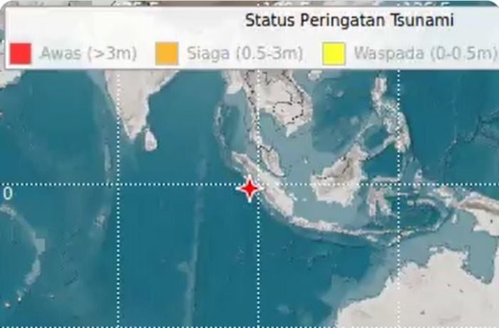 Peringatan dini tsunami gempa Mentawai