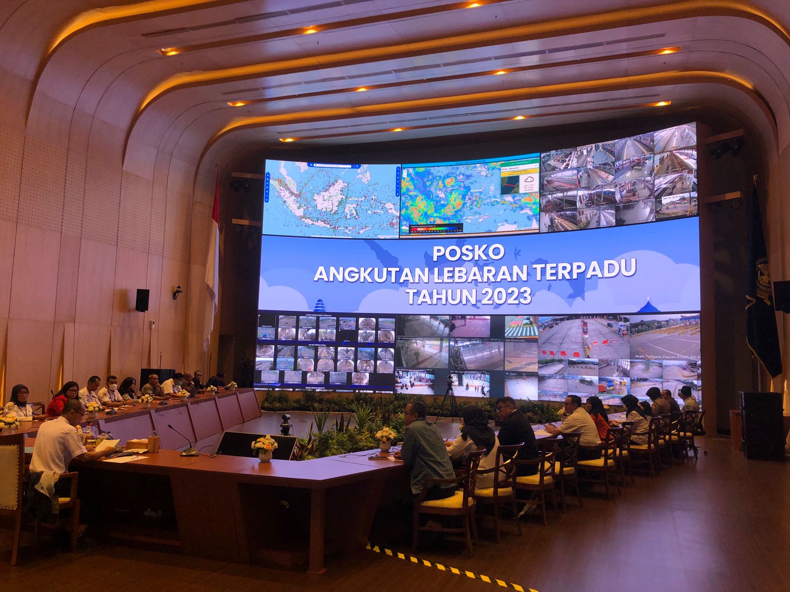 Posko lebaran Kemenhub