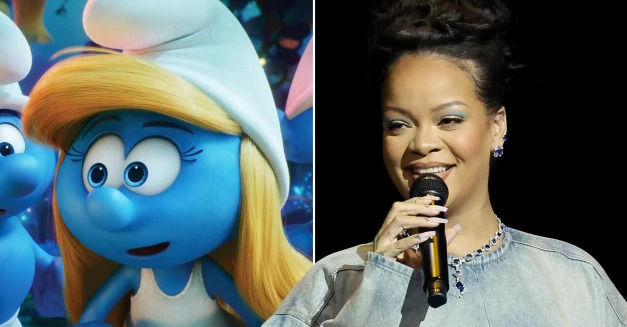 Rihanna mengisi suara dalam film The Smurfs Movie.