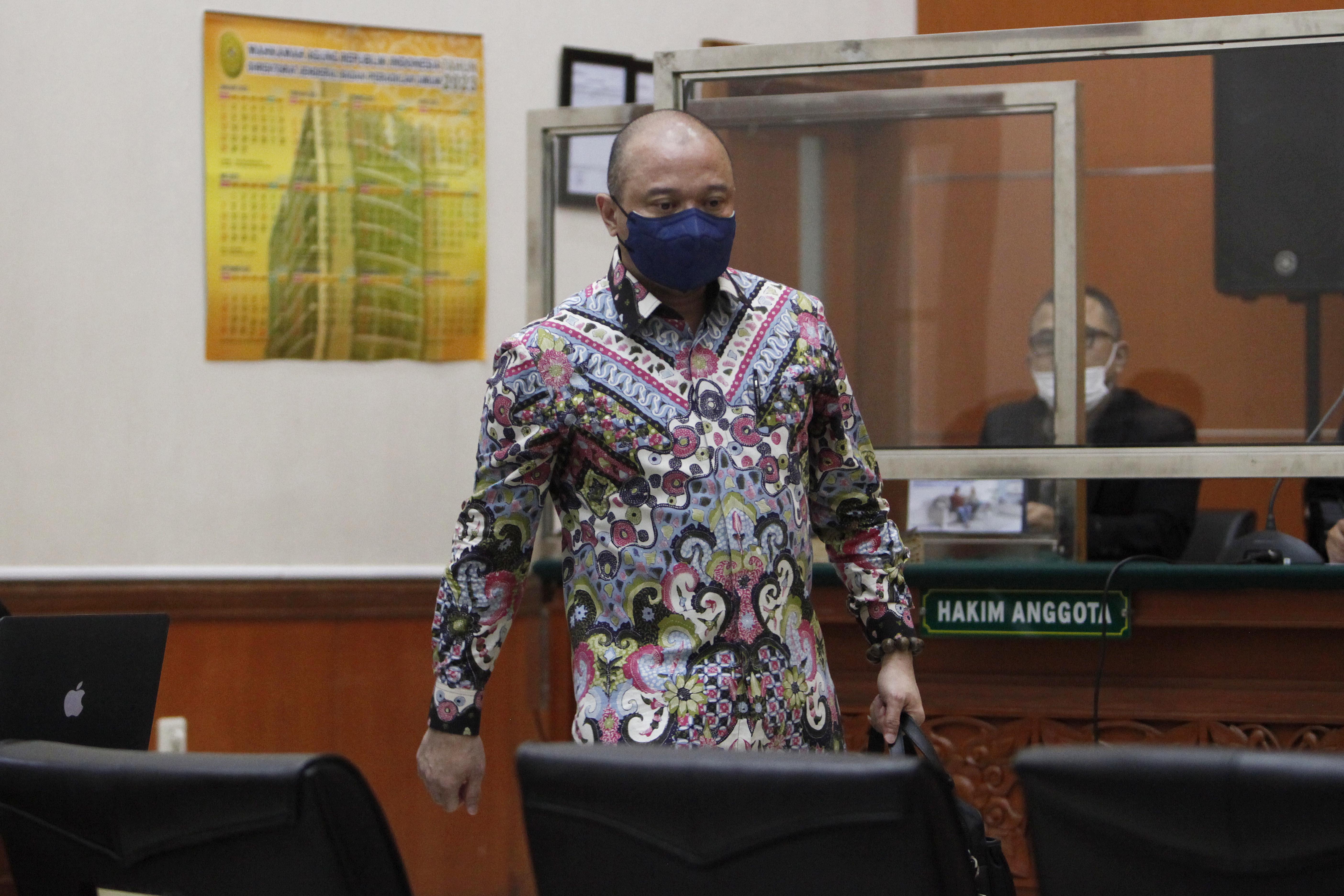 Terdakwa kasus narkoba Irjen Teddy Minahasa.