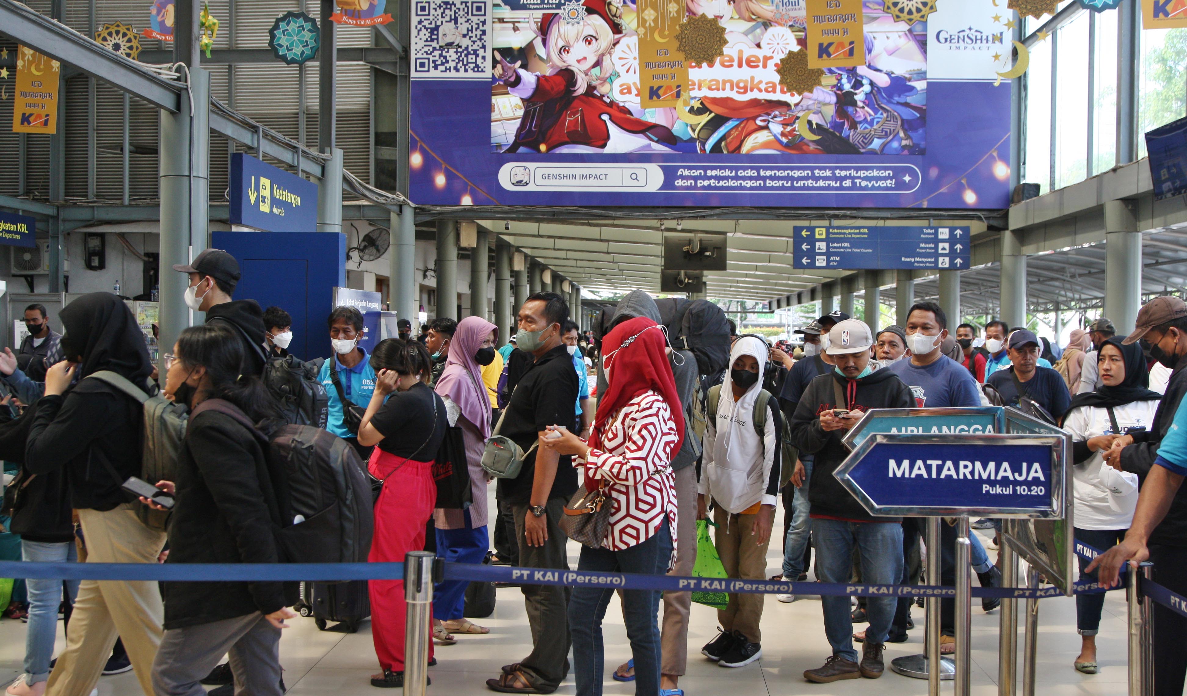 Stasiun Pasar Senen, Jakarta Pusat.