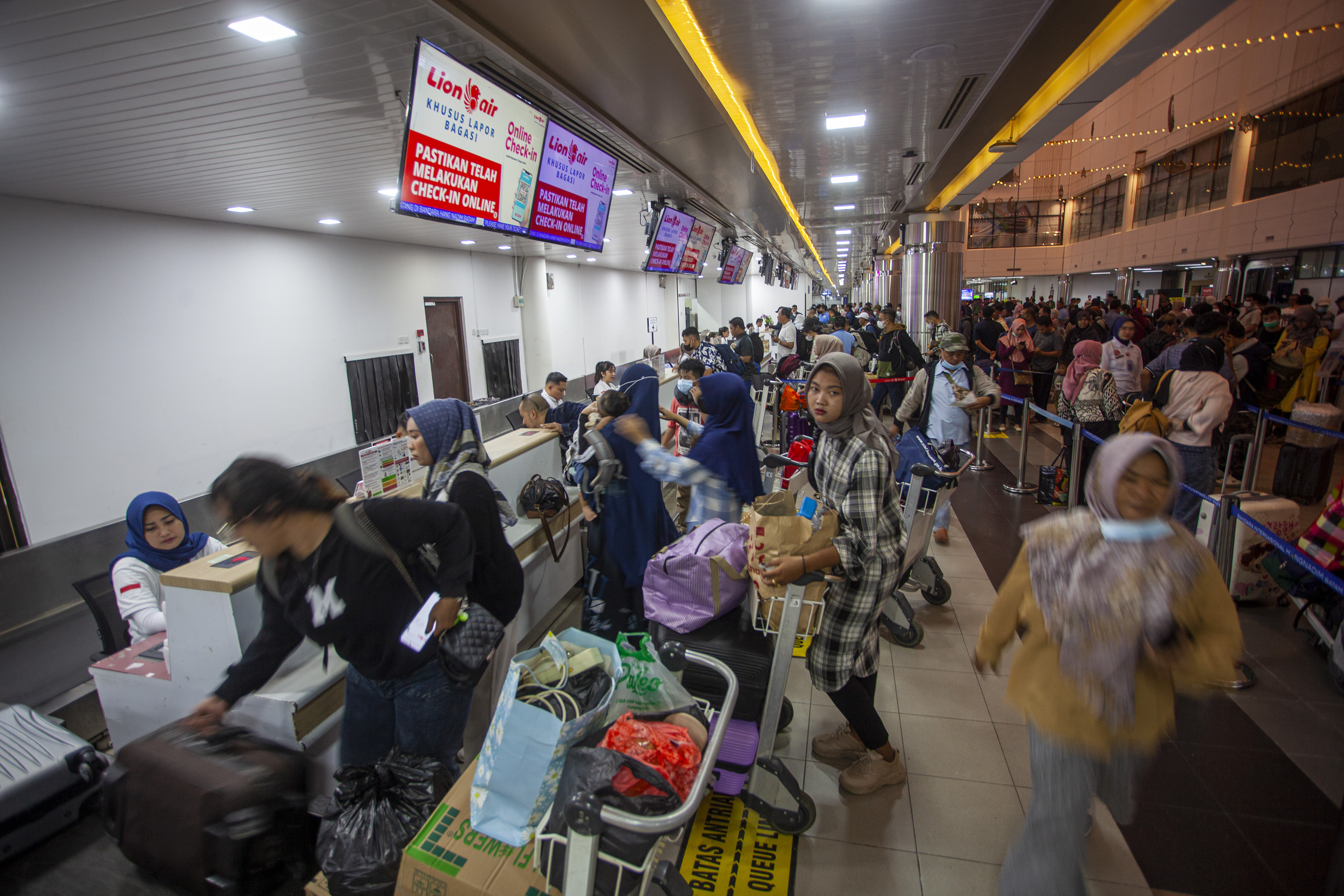 Arus mudik di Bandara Hang Nadim, Batam