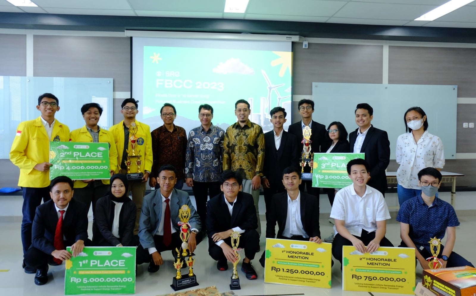 Jajaran pemenang kompetisi FBCC 2023