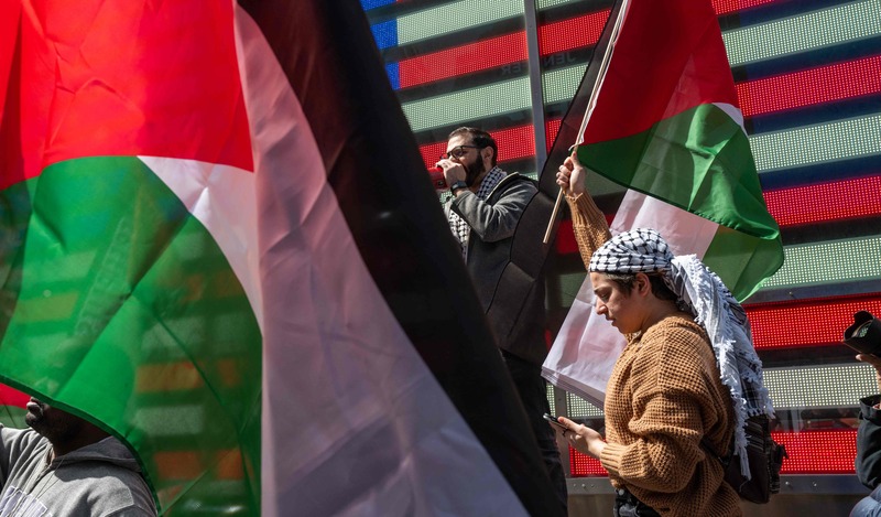 Aksi dukungan terhadap Palestina di berbagai negara.