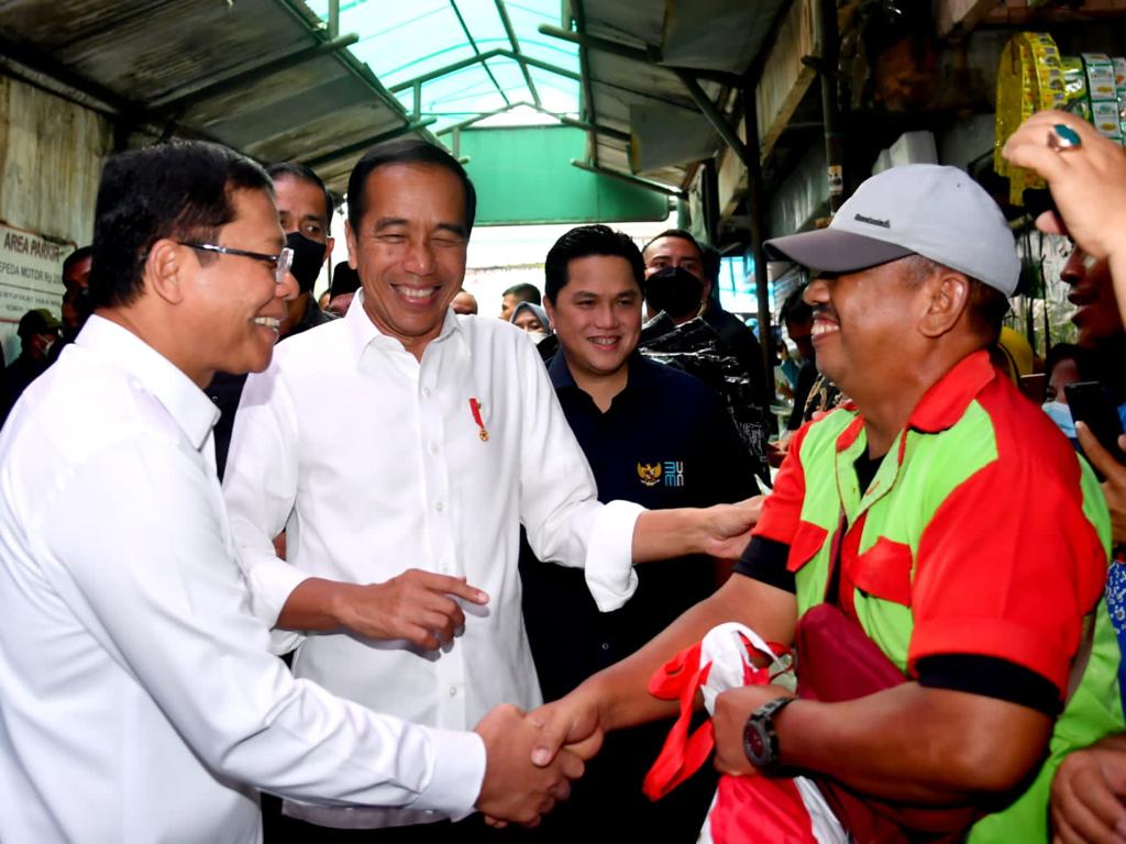 Muhamad Mardiono dampingi Presiden Joko Widodo cek ketersediaan pangan jelang lebaran