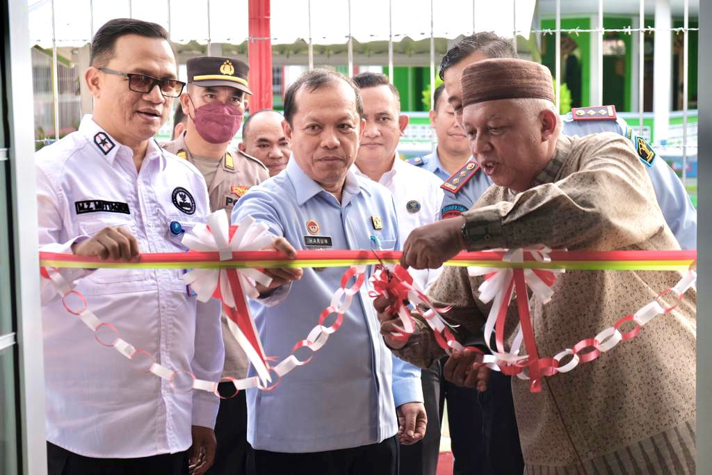 Peresmian klinik Armelia Rutan Muntok, Bangka Barat, Babel