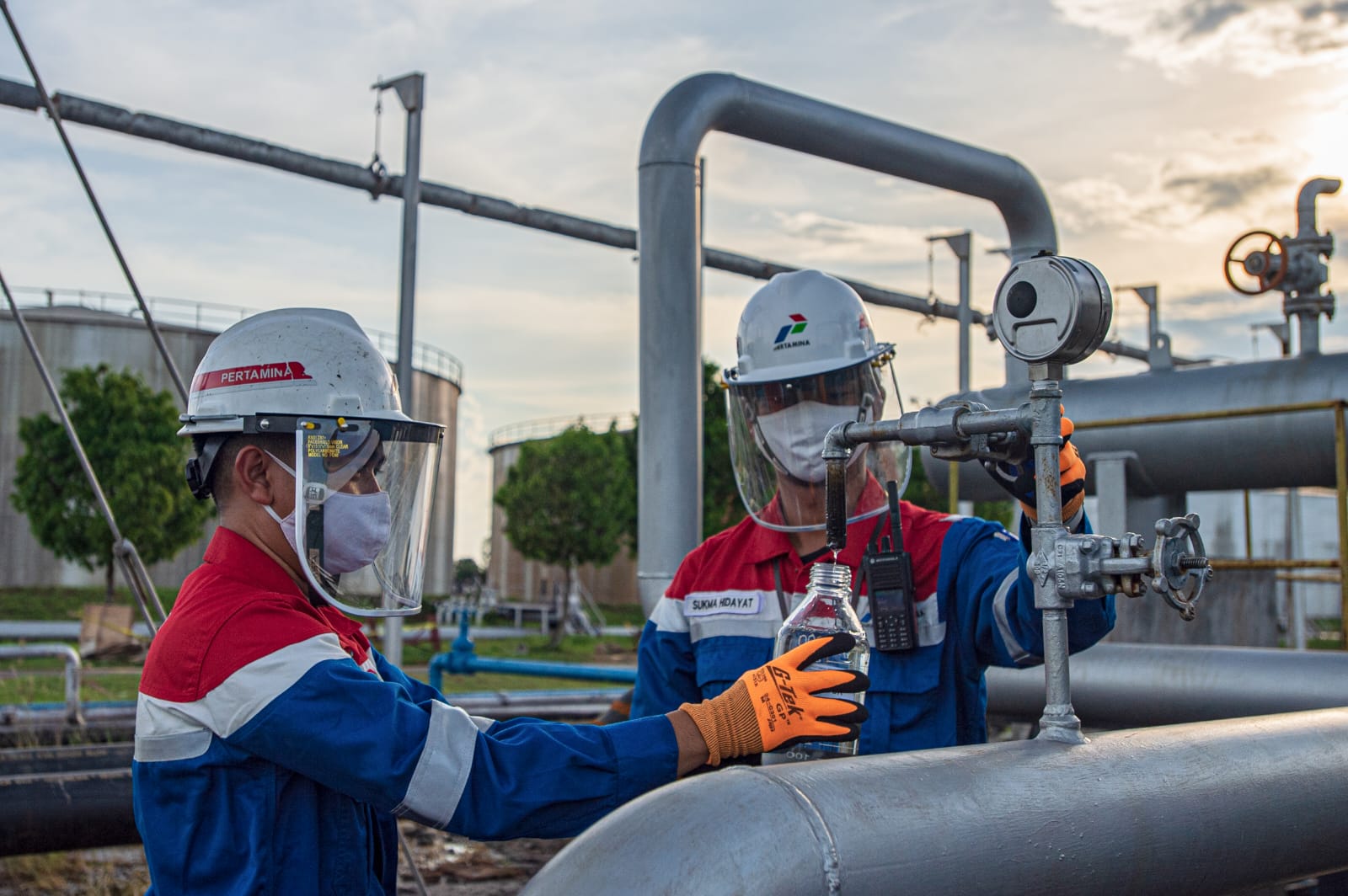 Operasional di PT Kilang Pertamina Internasional (KPI) Refinery Unit III Plaju (Kilang Pertamina Plaju).