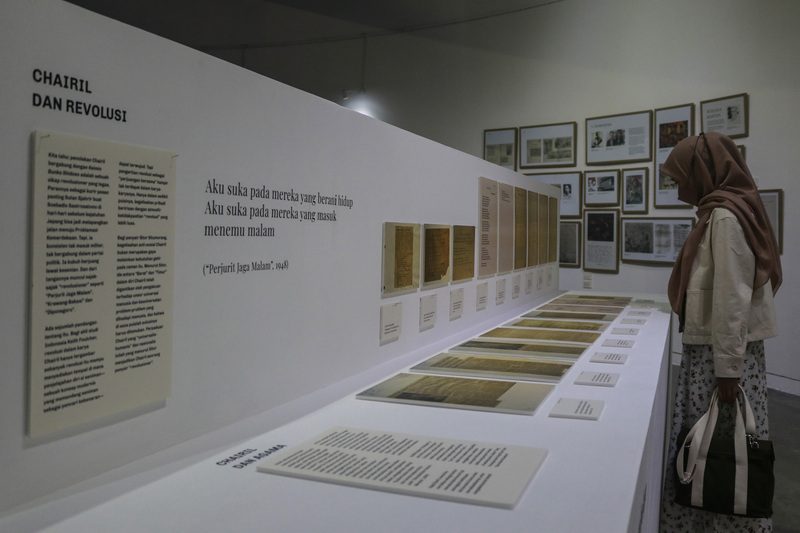Pameran Mengenang 100 Tahun Chairil Anwar.