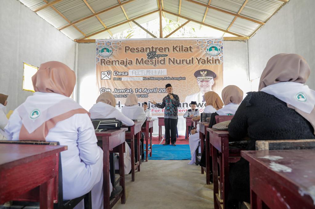Pesantren kilat yang digelar TGS Ganjar Sumut di Langkat